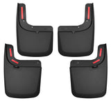 Husky Liners 17 Ford F-250 Super Duty / F-350 Super Duty Front and Rear Mud Guards (w/ Flares) Black