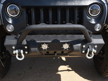 Load image into Gallery viewer, DV8 Offroad 07-18 Jeep Wrangler JK/JL FS-11 Stubby Mid Length Steel Front Bumper w/ Winch Plate