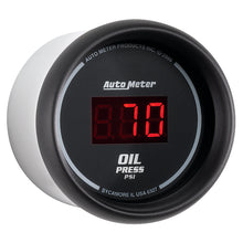 Load image into Gallery viewer, Autometer Black 0-100 psi Digital Oil Pressure Gauge