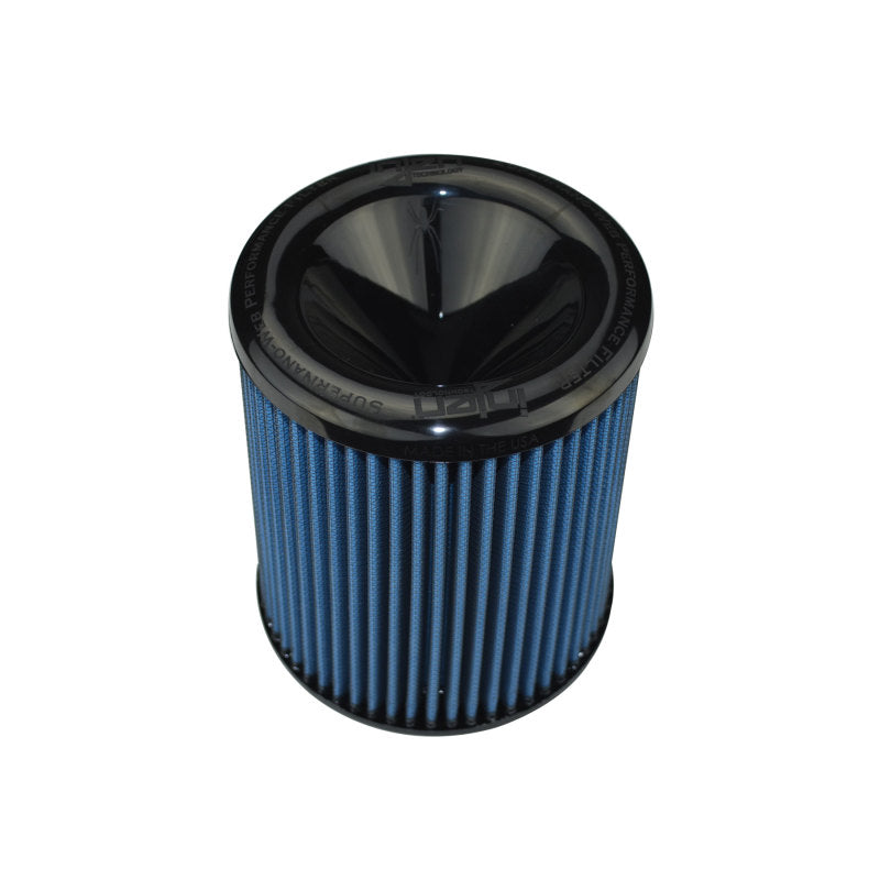 Injen AMSOIL Ea Nanofiber Dry Air Filter - 3 1/2 Filter 6 Base / 6 7/8 ...