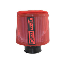 Load image into Gallery viewer, Injen Red Water Repellant Pre-Filter fits X-1010 X-1011 X-1017 X-1020 5in Base/5in Tall/4in Top