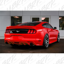 Load image into Gallery viewer, MBRP 15-18 Ford Mustang EcoBoost 2.3L Black 3in Cat Back Dual Split Rear Exit (Street Version)