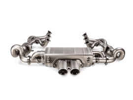 Akrapovic 21-22 Porsche 911 GT3 (992) Slip-On Race Line (Titanium) w/Titanium Tips