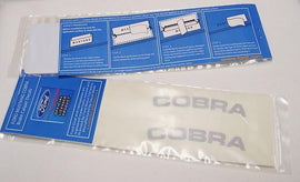 Brake Caliper Decals - Cobra Text for 79-13 Mustangs