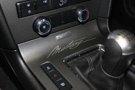 Vinyl Mustang Script Small Dash Decal for 05-13