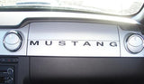 Vinyl Mustang Large Text Dash Decal