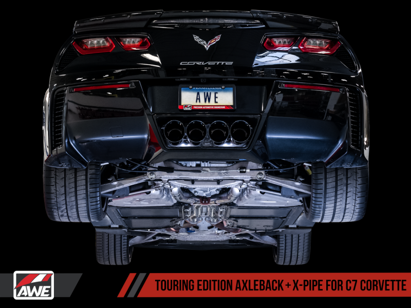 C7 Rear Axle AWE Tuning 14-19 Chevy Corvette C7 Z06/ZR1 Track Edition Axle-Back Exh ...