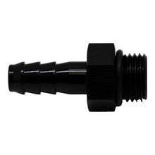 Load image into Gallery viewer, DeatschWerks 6AN ORB Male to 5/16in Male Triple Barb Fitting (Incl O-Ring) - Anodized Matte Black