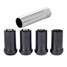 Load image into Gallery viewer, McGard Wheel Lock Nut Set - 4pk. (Tuner / Cone Seat) M14X1.5 / 22mm Hex / 1.648in. Length - Black