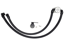 J&L 17-23 Ford F-250 6.2L/7.3L Passenger Side Oil Separator 3.0 - Clear Anodized