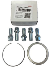 Load image into Gallery viewer, BBS PFS KIT - Mercedes - Includes 82mm OD - 66.5mm ID Ring / 82mm Clip / Lug Bolts