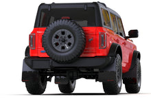 Load image into Gallery viewer, Rally Armor 21-22 Ford Bronco (Plstc Bmpr + RR - NO Rptr/Sprt) Blk Mud Flap w/Met. Blk Logo