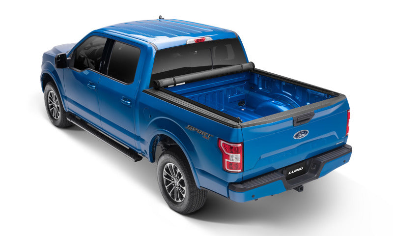 Lund 2017 Ford F-250 Super Duty (6.8ft. Bed) Genesis Elite Roll Up Tonneau Cover - Black