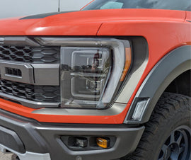 Ford Raptor Headlight Accent Vinyl Decals Graphic Stickers (21-22)