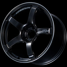 Load image into Gallery viewer, Advan TC4 18x9.5 +35 5-114.3 Racing Black Gunmetallic and Ring Wheel