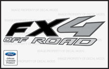 Load image into Gallery viewer, FX4 Off Road Black/Grey Vinyl Decal (sold in pairs)