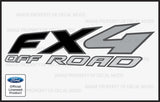 FX4 Off Road Black-Grey Vinyl Decal (sold in pairs)