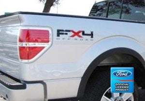 FX4 Off Road Black/Red Vinyl Decal (sold in pairs)