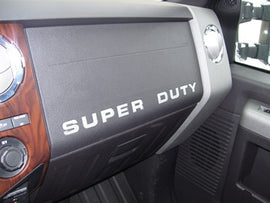 Super Duty Vinyl Dash Decal for 08-11 F250-F450