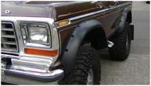 Load image into Gallery viewer, Bushwacker 78-79 Ford Bronco Cutout Style Flares 2pc - Black