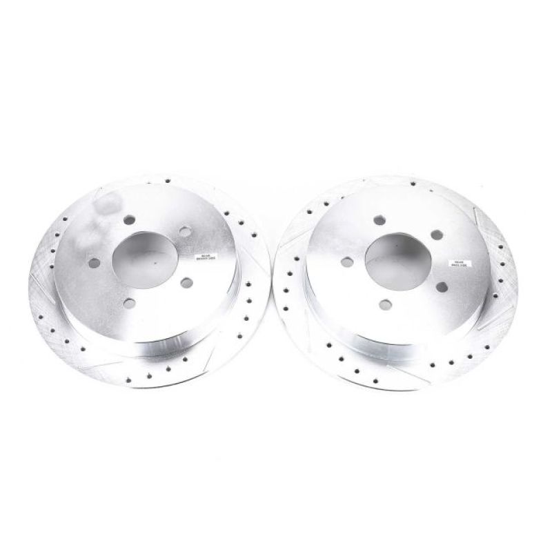 Power Stop 00-02 Ford Expedition Rear Evolution Drilled & Slotted Rotors - Pair
