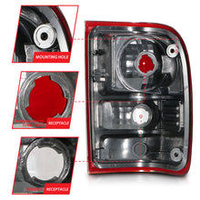 Load image into Gallery viewer, ANZO 2001-2011 Ford Ranger Taillights w/ Dark Red/Clear Lens (OE Replacement) Pair