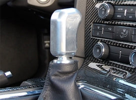 Steeda Machined Billet Comfort Pro Billet Shift Knob w/Steeda Logo for 05-10
