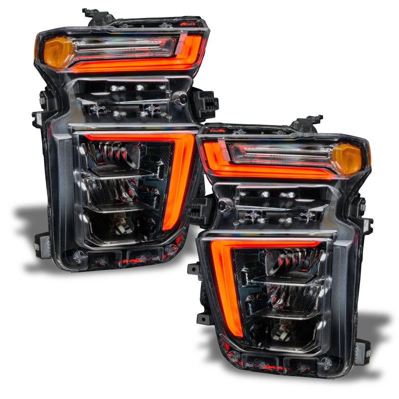 Oracle 20-21 Chevy Silverado HD 2500/3500 RGB+W Headlight DRL Upgrade Kit - ColorSHIFT