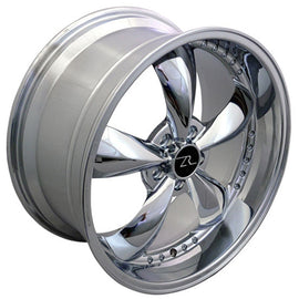 20x10 Deep Dish Chrome Bullitt Motorsport Wheel (05-13)