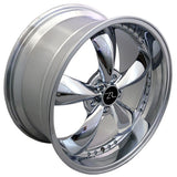20x10 Deep Dish Chrome Bullitt Motorsport Wheel (05-14)