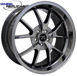 Black Chrome FR500 Mustang Wheels 20x10