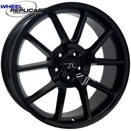 Gloss Black FR500 Mustang Wheels 20x8.5