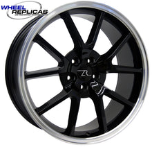 Load image into Gallery viewer, Black/Machined Lip FR500 Mustang Wheels 20x8.5