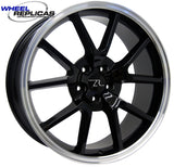20x8.5 Black-Machined Lip FR500 Wheel (05-14)