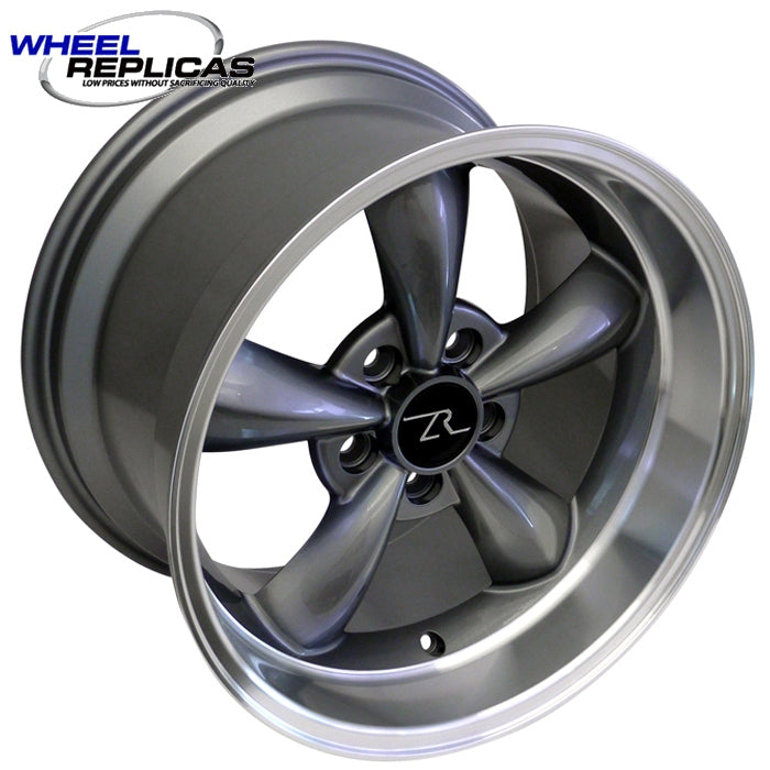 17x10.5 Anthracite Deep Dish Bullitt Wheel (94-04)