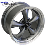 BACKORDERED 17x9 Anthracite Deep Dish Bullitt Wheel (94-04)