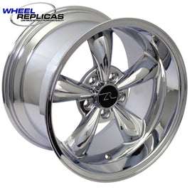 17x10.5 Chrome Deep Dish Bullitt Wheel (94-04)