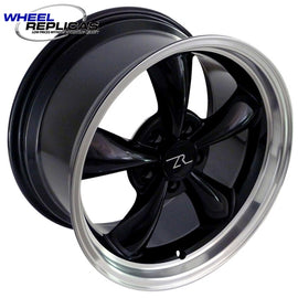 17x9 Black Deep Dish Bullitt Wheel (94-04)