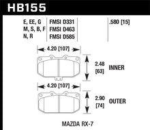 Load image into Gallery viewer, Hawk 93-95 Mazda RX-7 HP+ Street Front Brake Pads