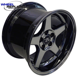 17x10.5 Deep Lip Black Chrome 03 Cobra Wheel (94-04)