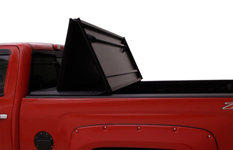 Lund 04-08 Ford F-150 Styleside (5.5ft. Bed) Hard Fold Tonneau Cover - Black