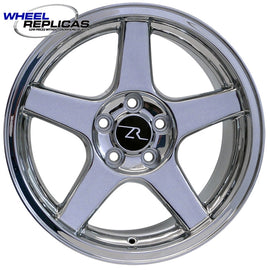 17x9 Deep Lip Chrome 03 Cobra Wheel (94-04) full side view