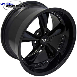 18x10 Deep Dish Gloss Black Bullitt Motorsport Wheel (94-04)