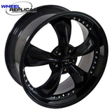 18x9 Deep Dish Gloss Black Bullitt Motorsport Wheel (94-04)