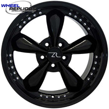 Load image into Gallery viewer, 18x9 Deep Dish Gloss Black Bullitt Motorsport Wheel (94-04) full side view