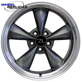 18x9 Deep Dish Anthracite Bullitt Wheel (94-04) side view