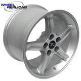 OUT OF STOCK 17x10.5 Silver Cobra R Wheel (94-04)