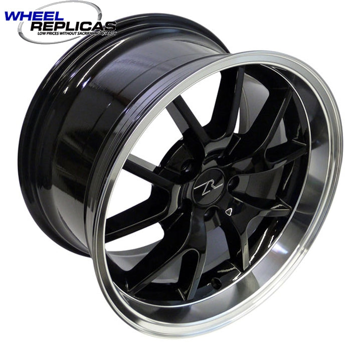 18x10 Deep Dish Black-Machined Lip FR500 Wheel (05-14) alternate view