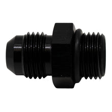 Load image into Gallery viewer, DeatschWerks 6AN ORB Male to 6AN Male Flare Adapter (Incl O-Ring) - Anodized Matte Black
