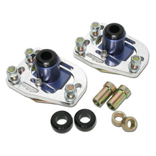 Load image into Gallery viewer, BBK 79-93 Mustang Caster Camber Plate Kit - Silver Anodized Finish